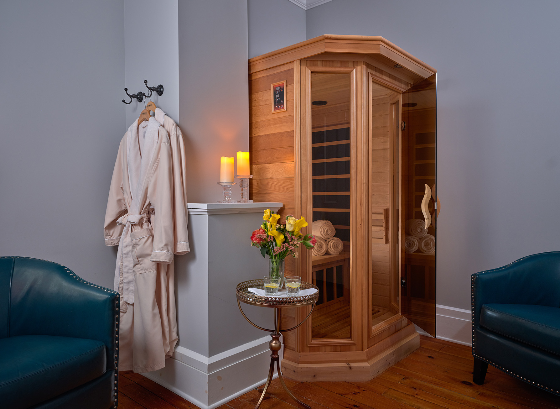 Sauna Room in the Summer's Suite - Top Place to Stay in Cooperstown