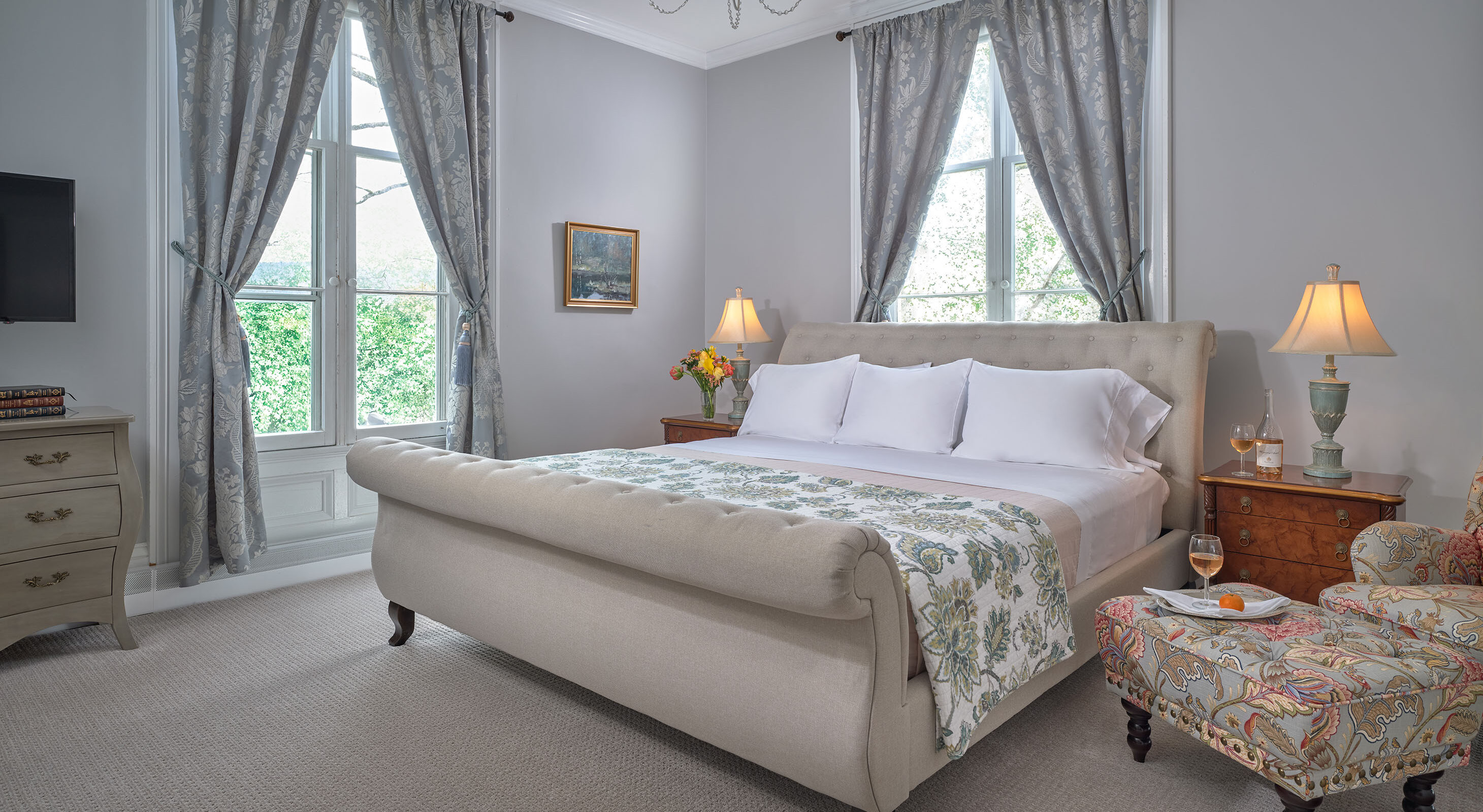 Bedroom in the Spa Suite